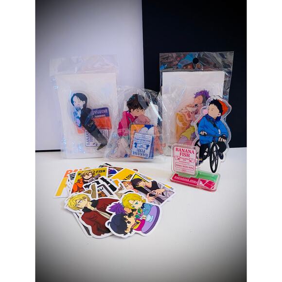 Banana Fish Acrylic Standees & Stickers Set - Picture 1 of 6